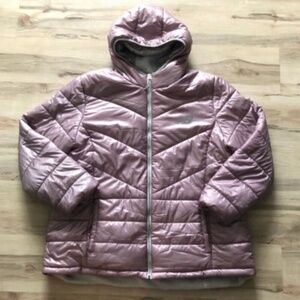 Down Filled Metallic Pink New Balance Winter Coat